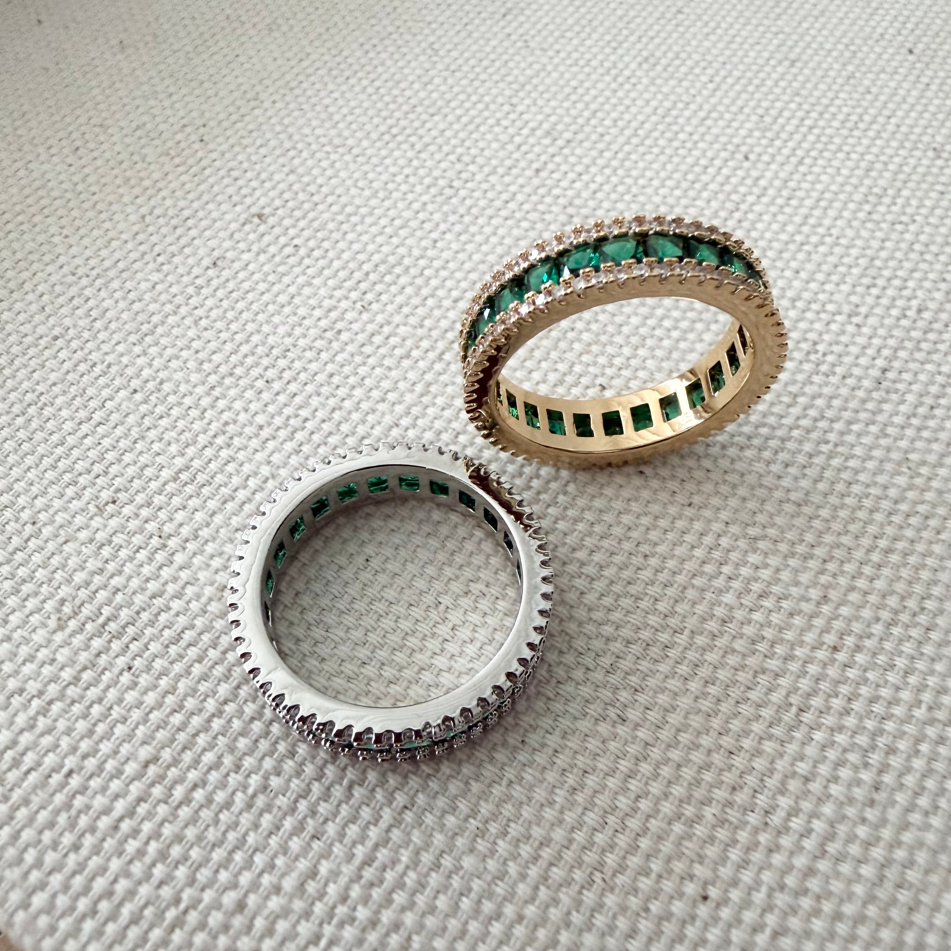 Emerald-Cut Eternity Ring