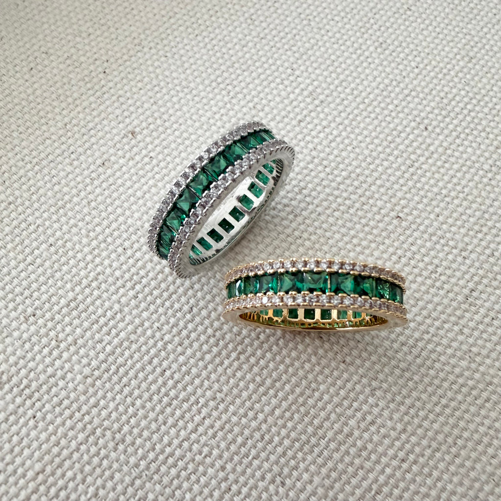 Emerald-Cut Eternity Ring
