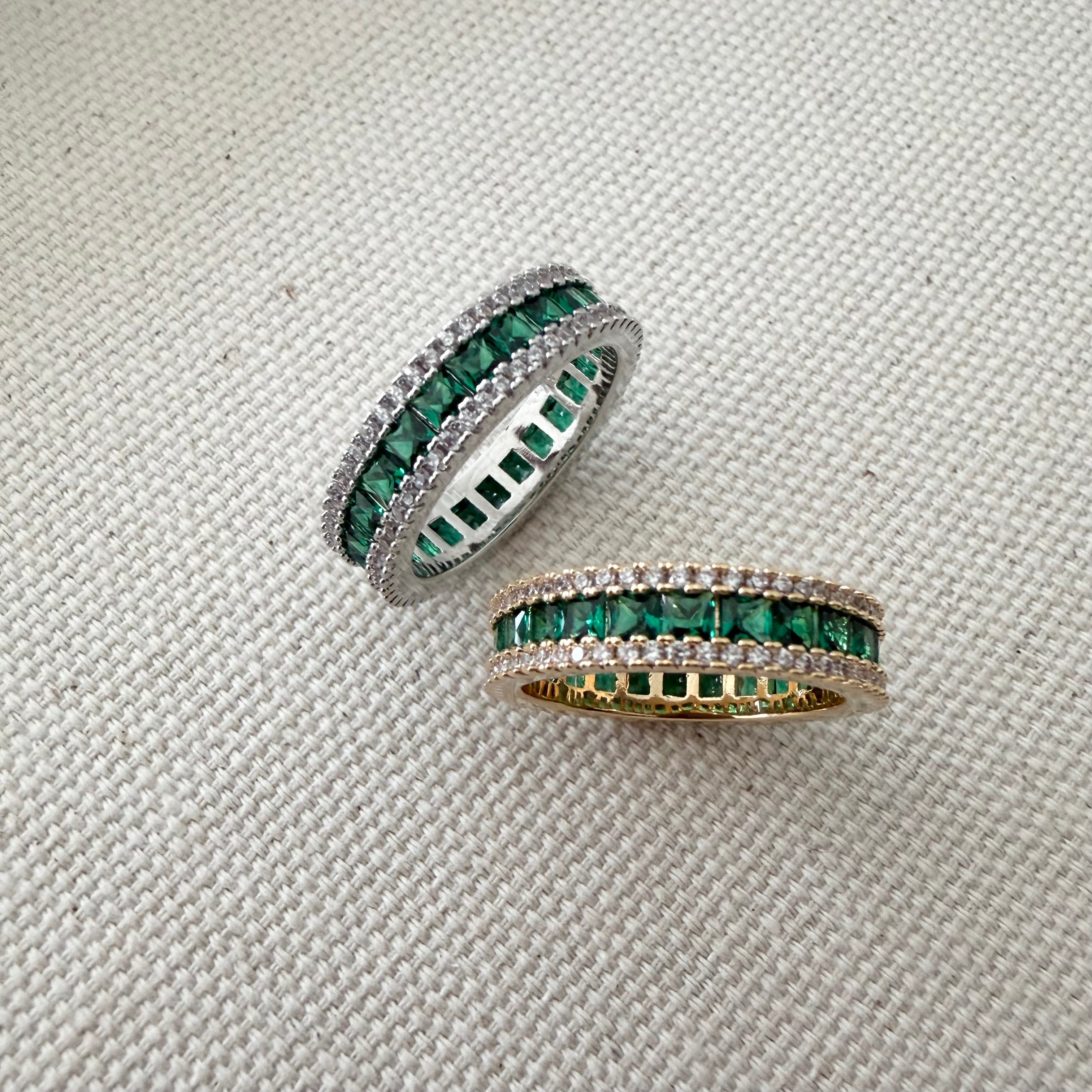 Emerald-Cut Eternity Ring