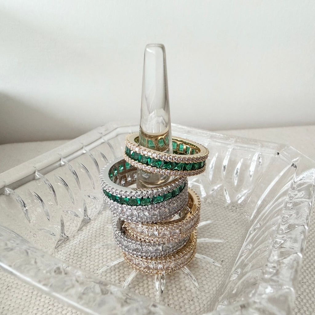 Emerald-Cut Eternity Ring