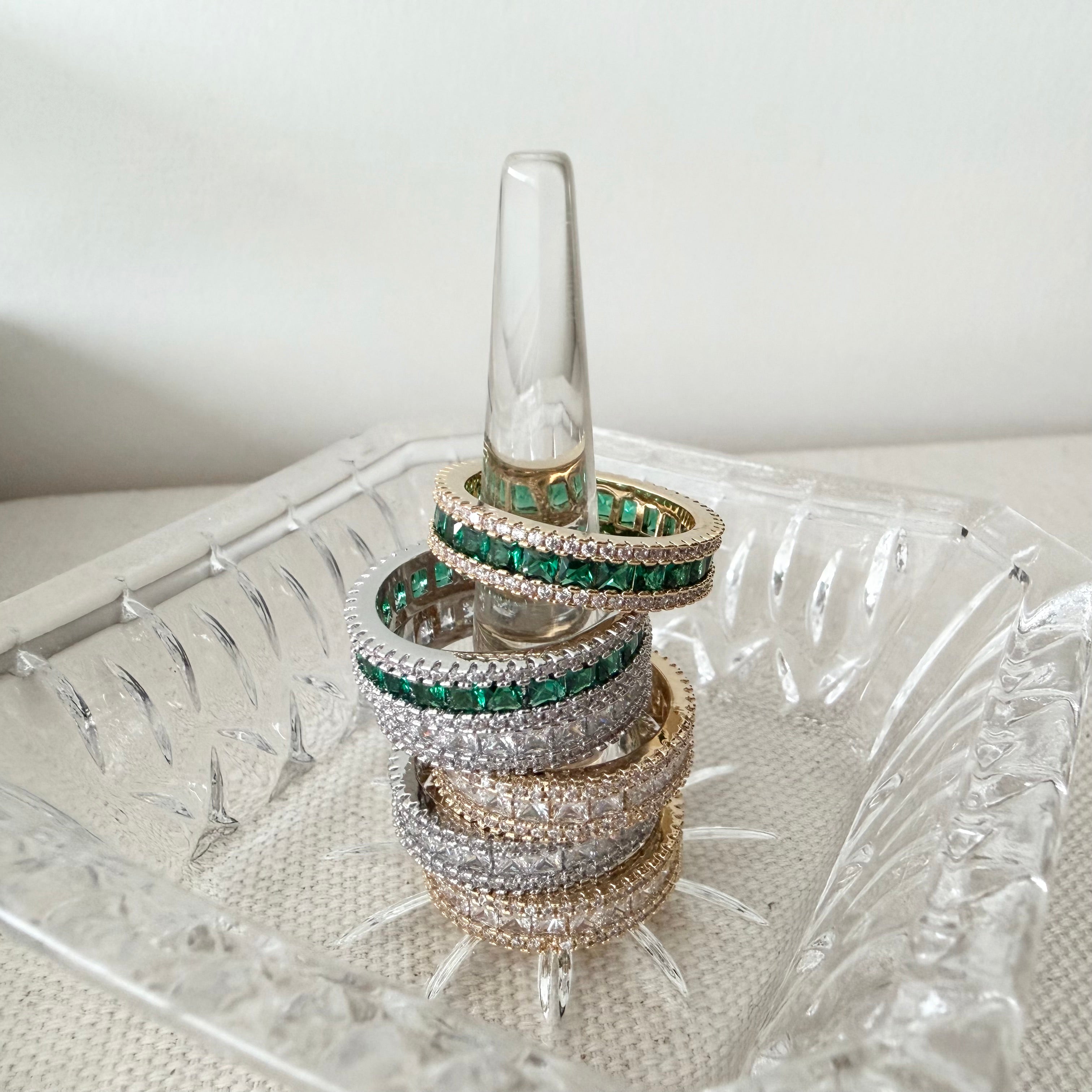 Emerald-Cut Eternity Ring