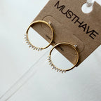 Circular Bling Earrings