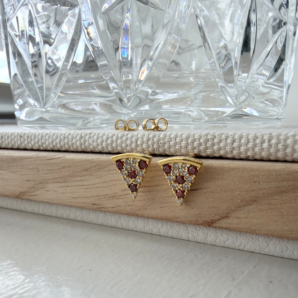 Pizza Earrings