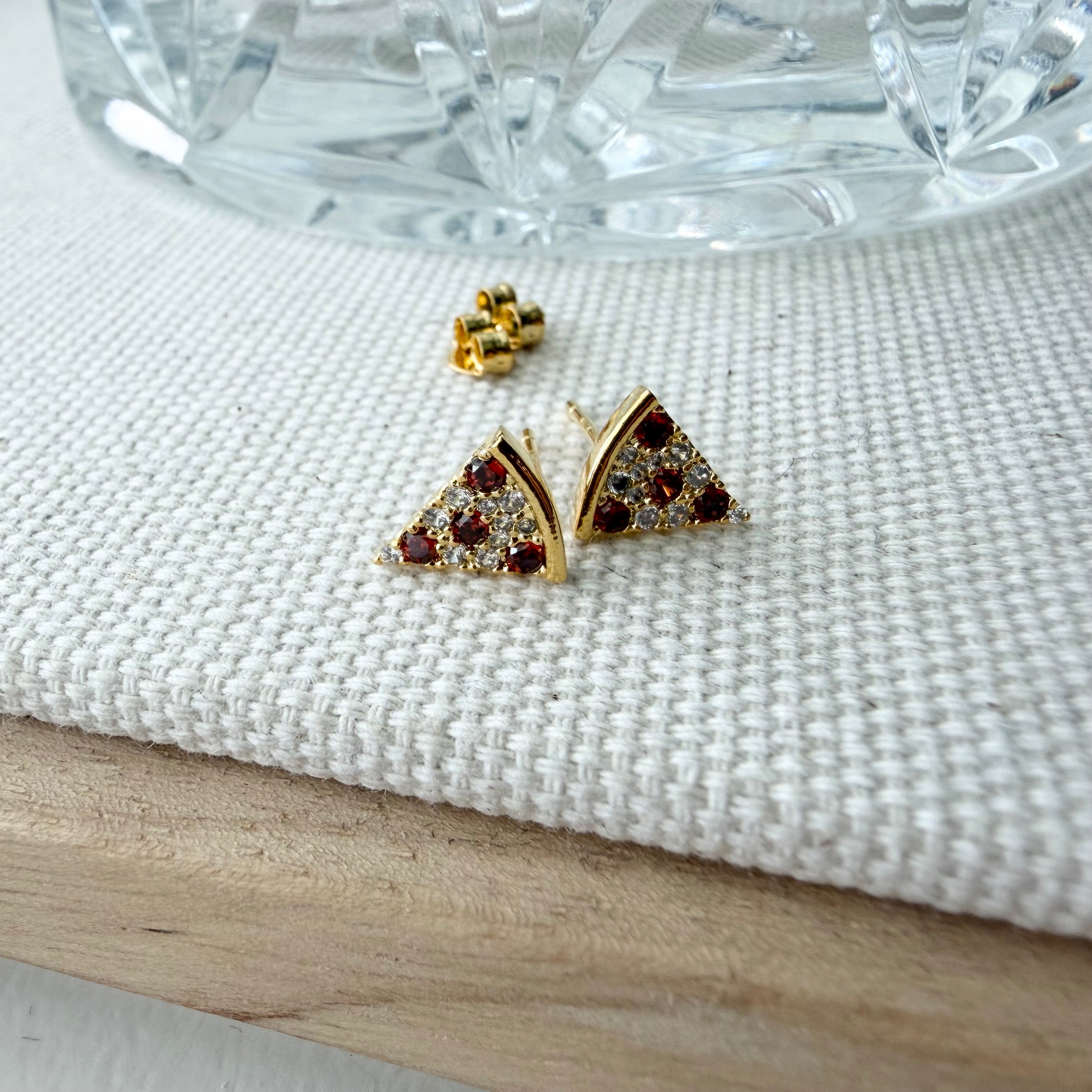 Pizza Earrings