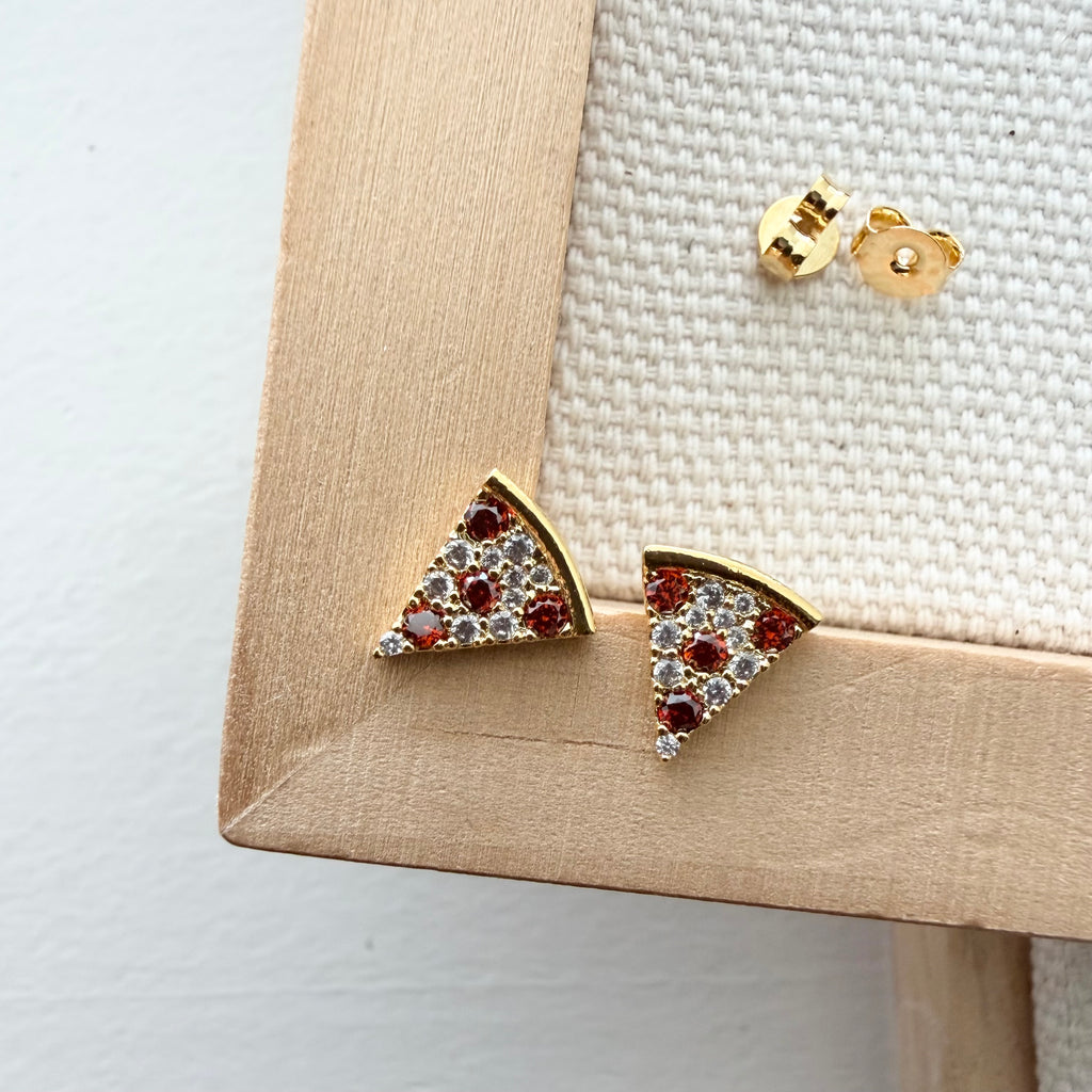 Pizza Earrings