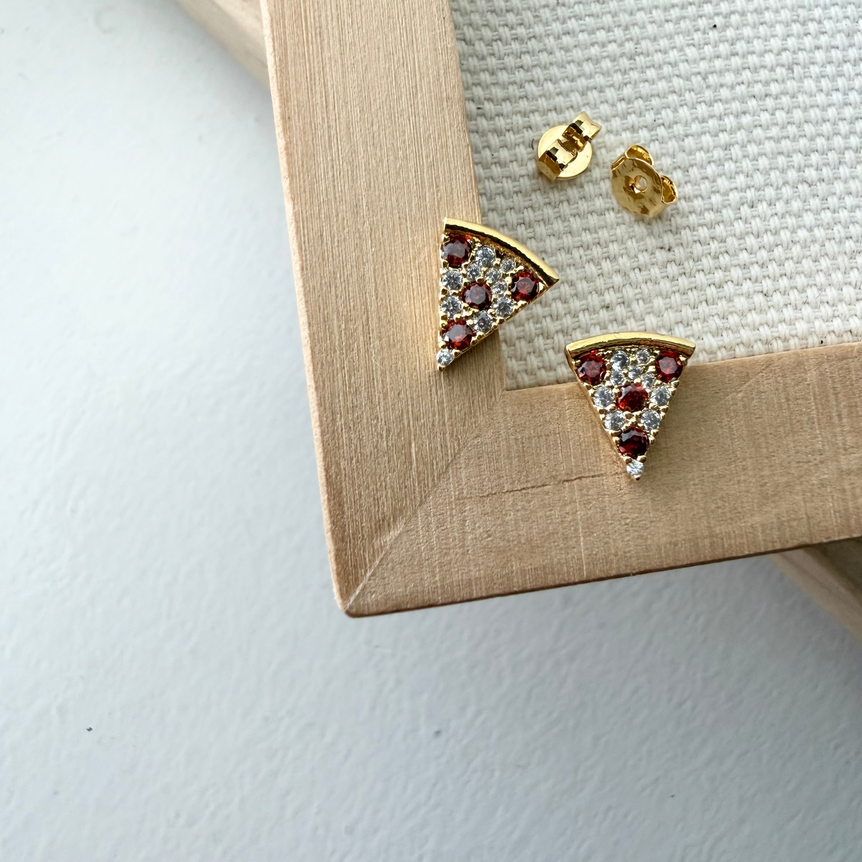 Pizza Earrings