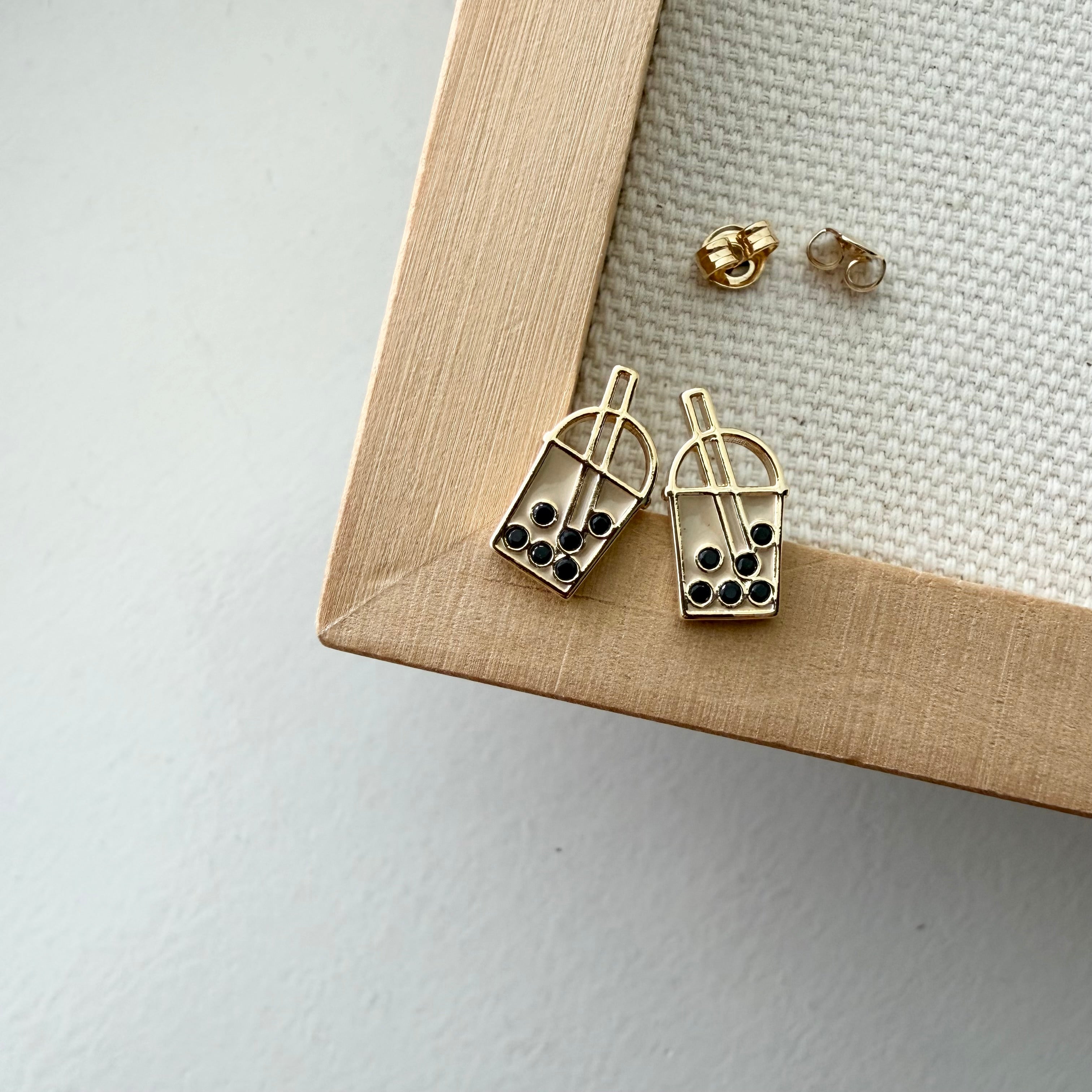 Boba Tea Earrings