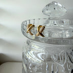 Pavé Criss Cross Earrings