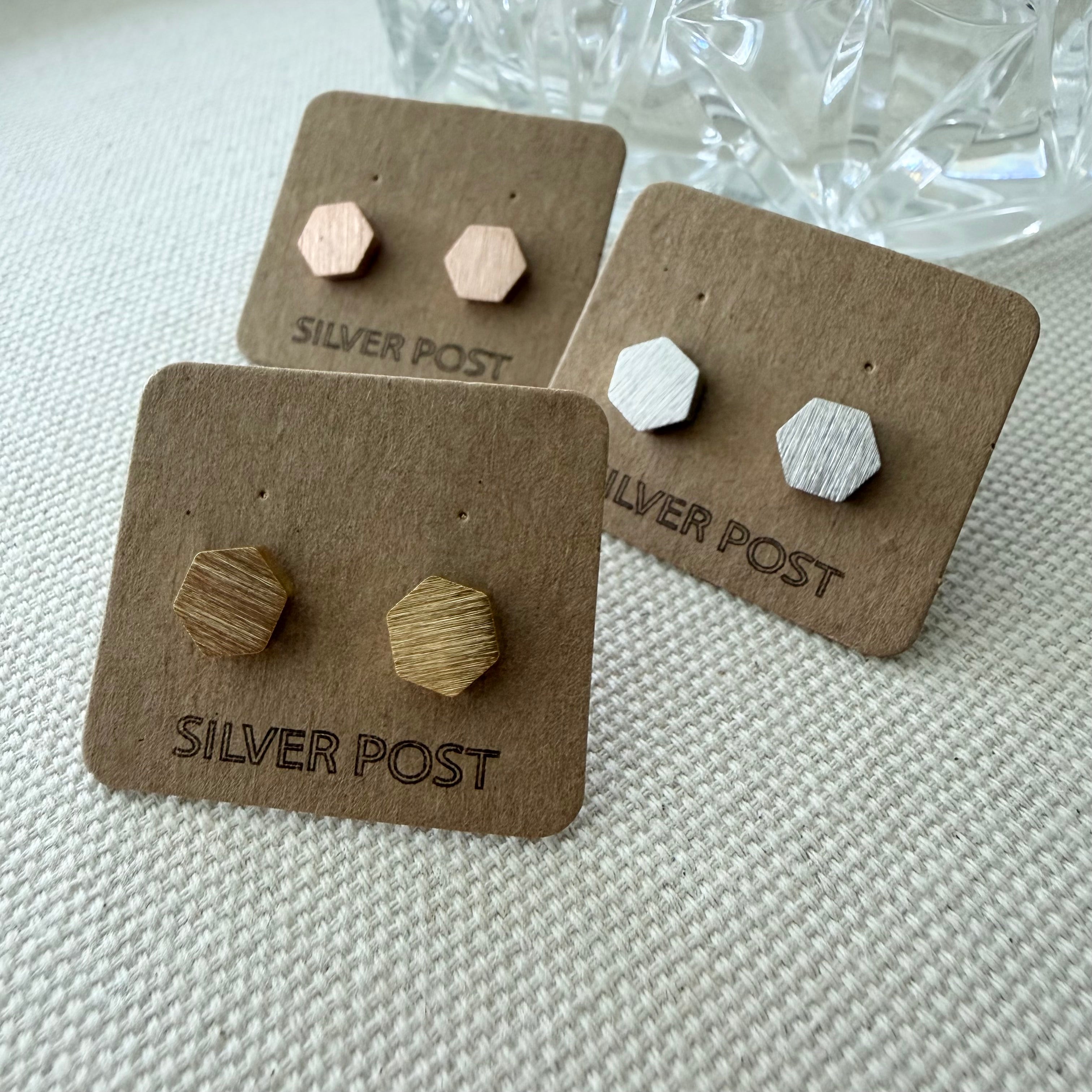 Hexagon Earrings
