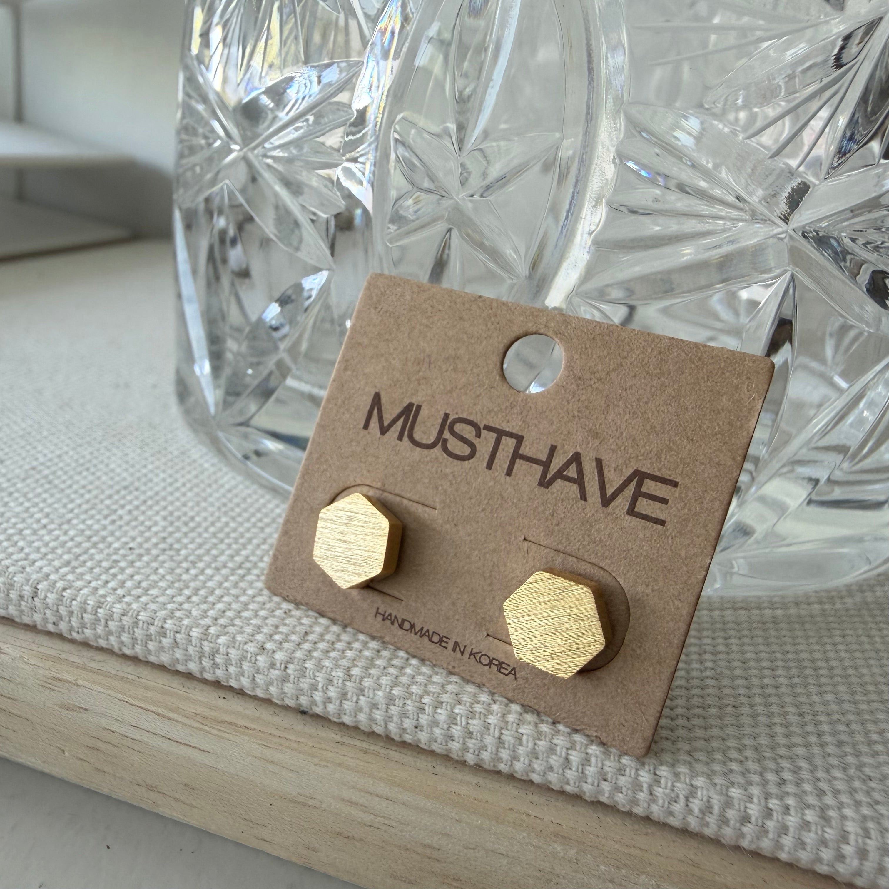 Hexagon Earrings