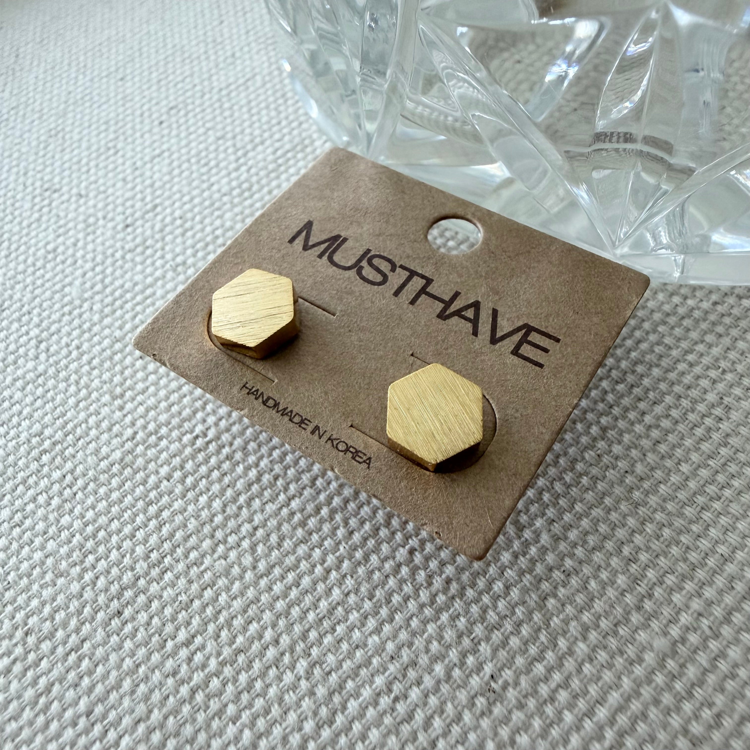 Hexagon Earrings