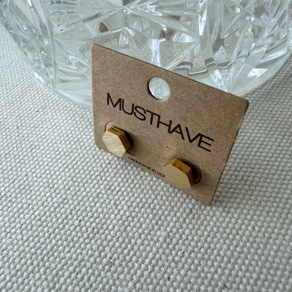 Hexagon Earrings