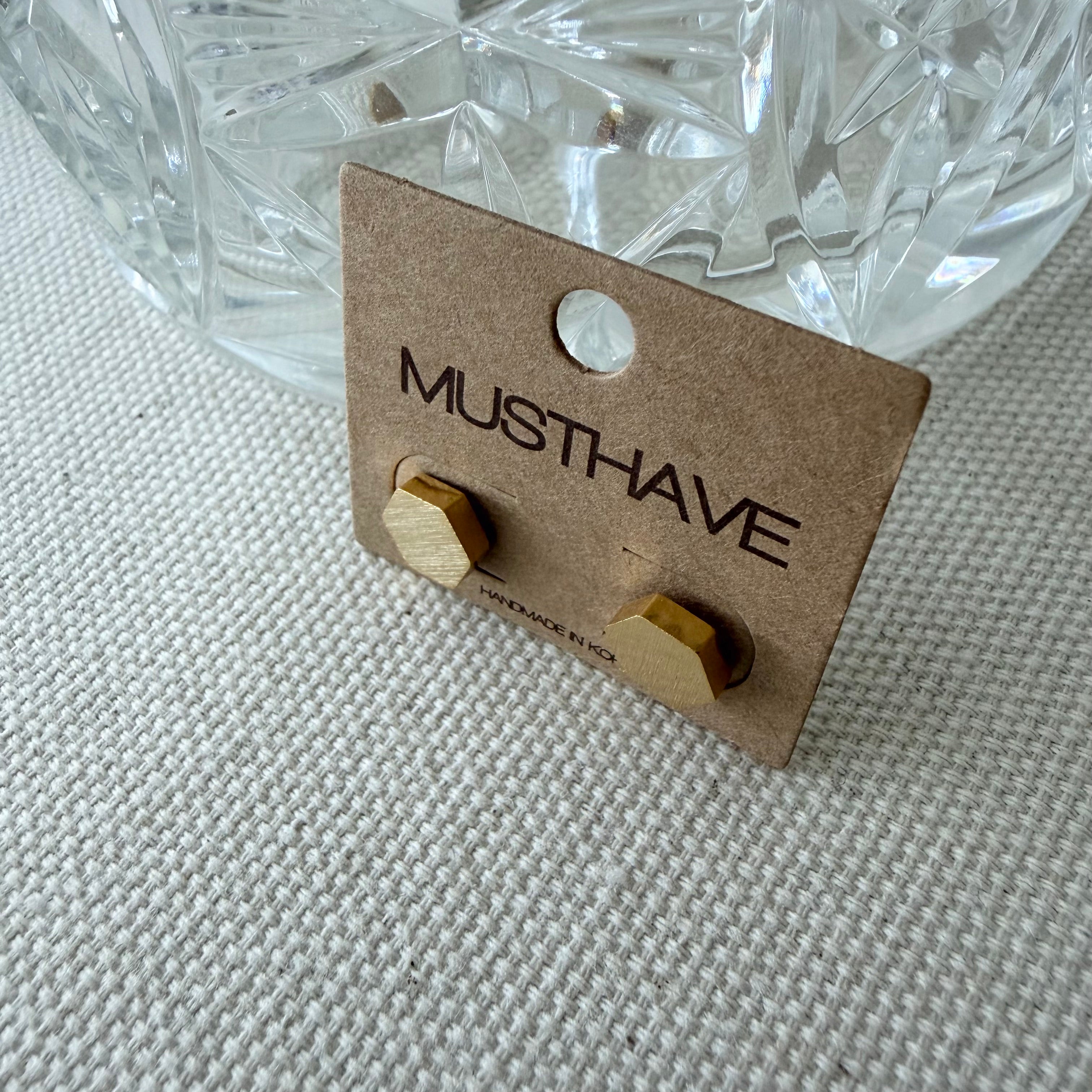 Hexagon Earrings