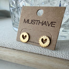 Heart Stitch Earrings