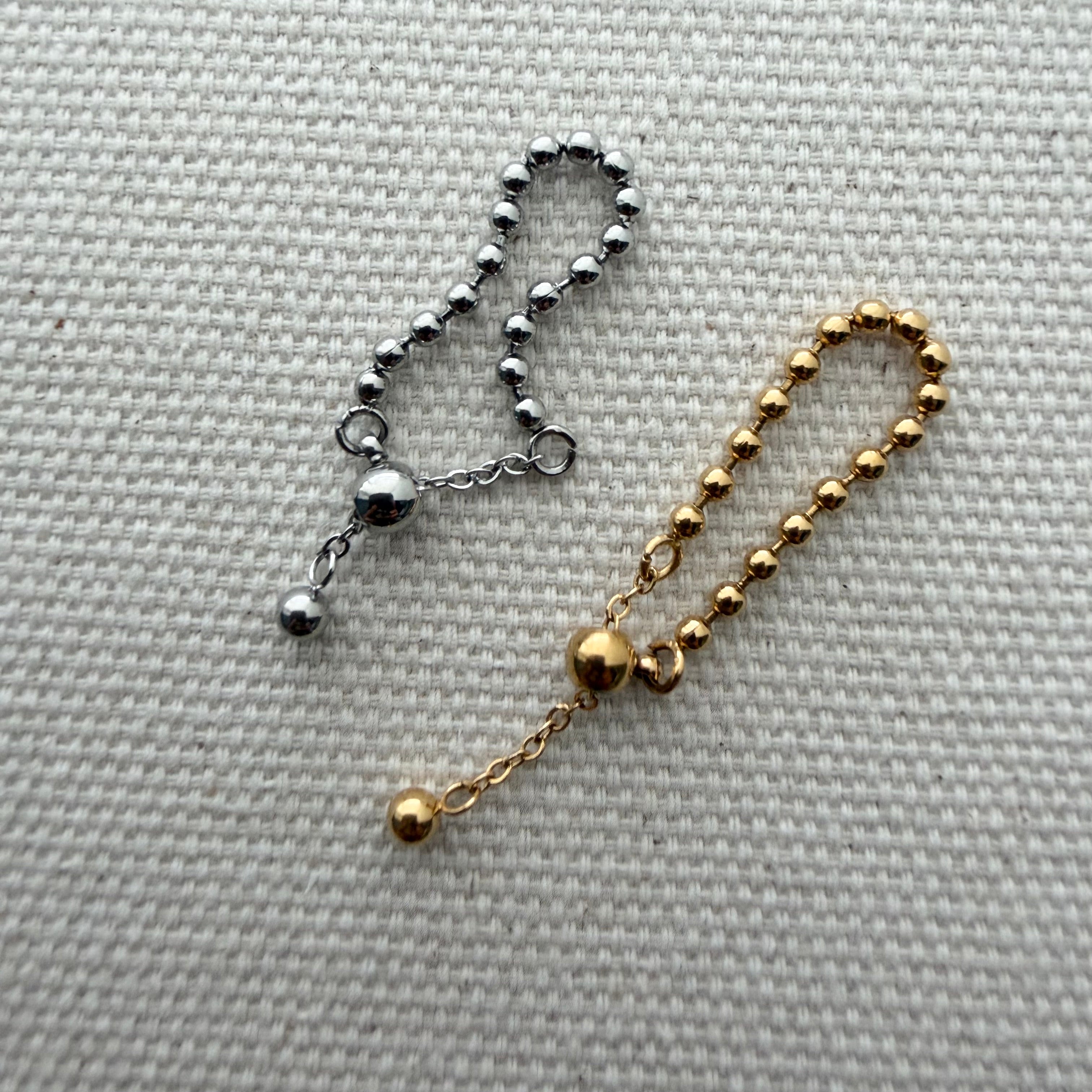 Adjustable Sliding Ball Ring