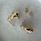 Quilted Droplet Earrings