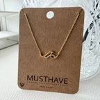 Double Wave Necklace