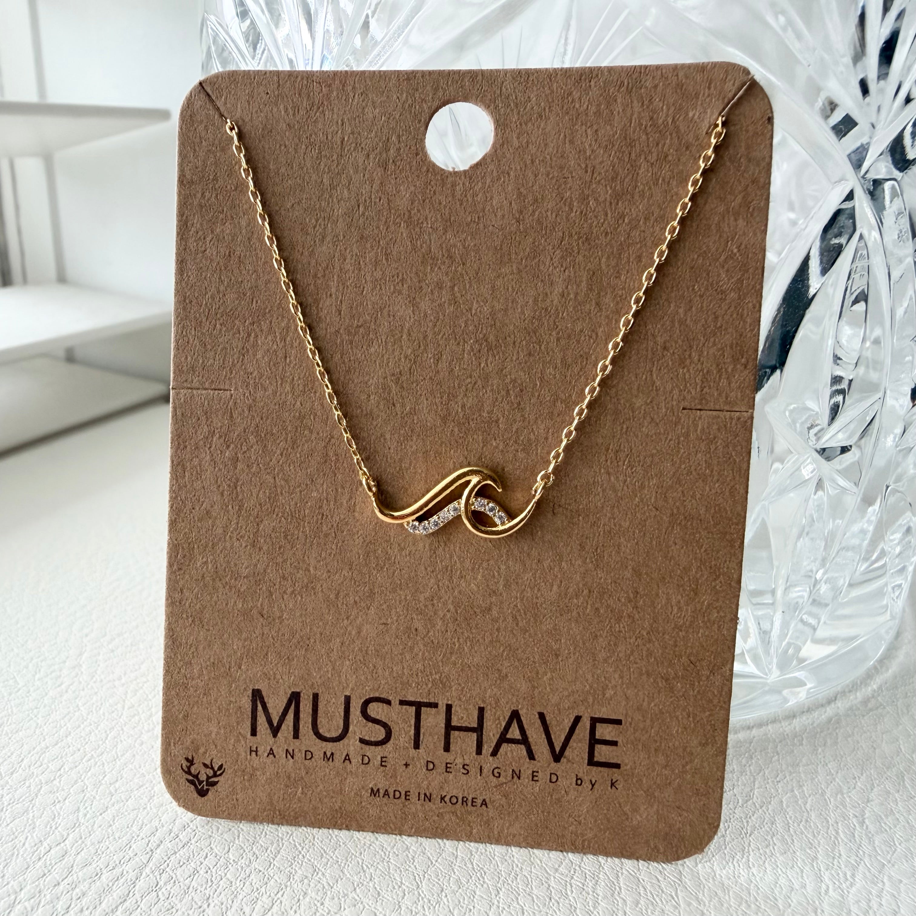 Double Wave Necklace