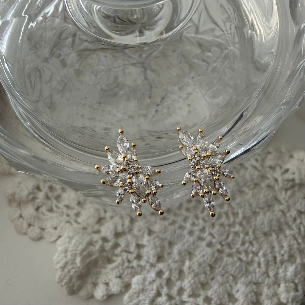 Fan-tastic Cluster Earrings