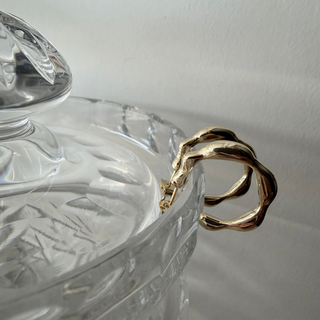 Scallop Hoop Earrings