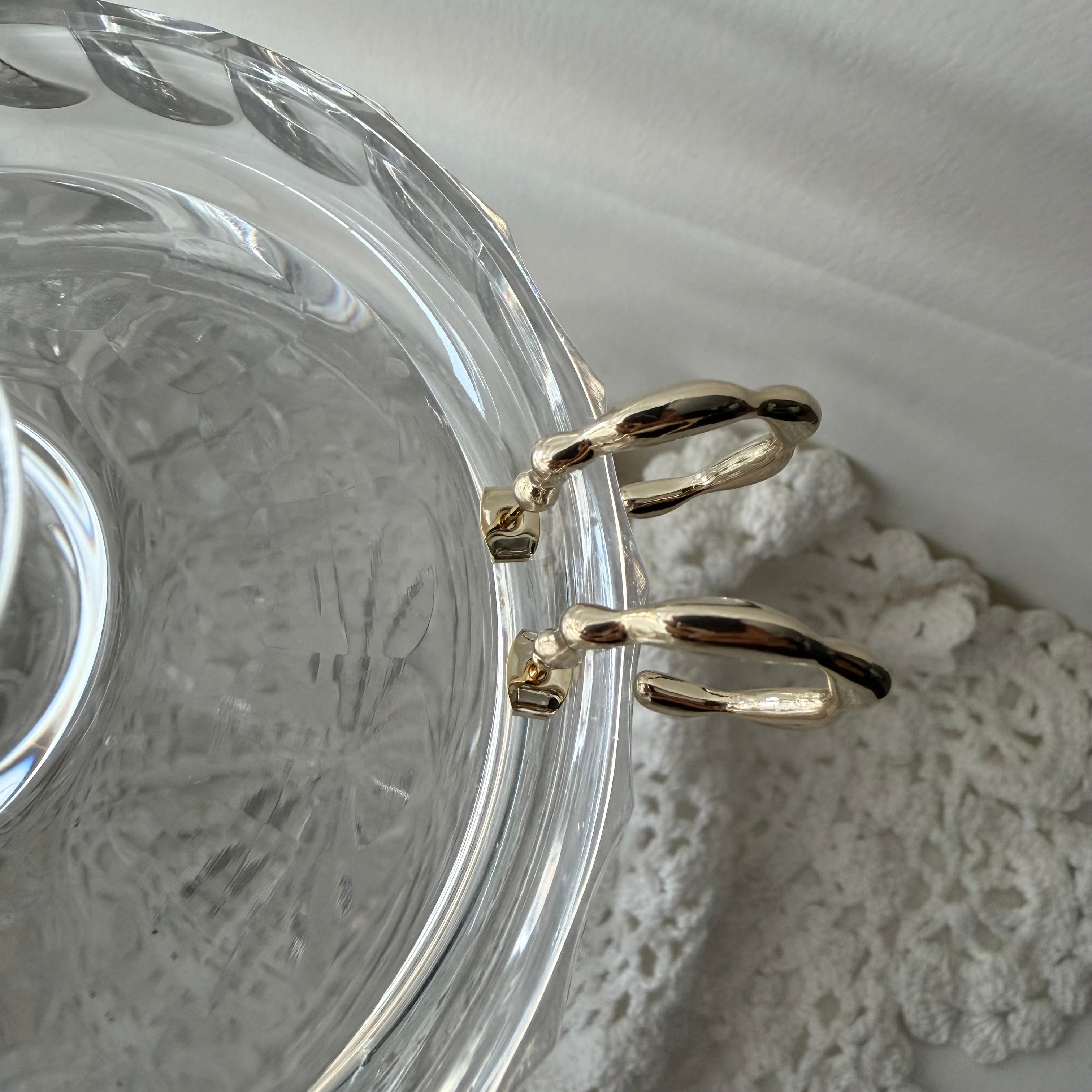 Scallop Hoop Earrings