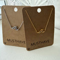 Double Wave Necklace