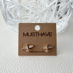 Airplane CZ Earrings