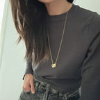 Classic Oval Long Necklace