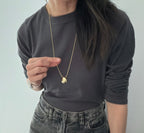 Classic Oval Long Necklace