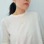 Layered Necklace: Mini Square Nugget
