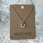 Holiday Wreath Necklace