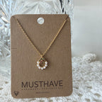 Holiday Wreath Necklace