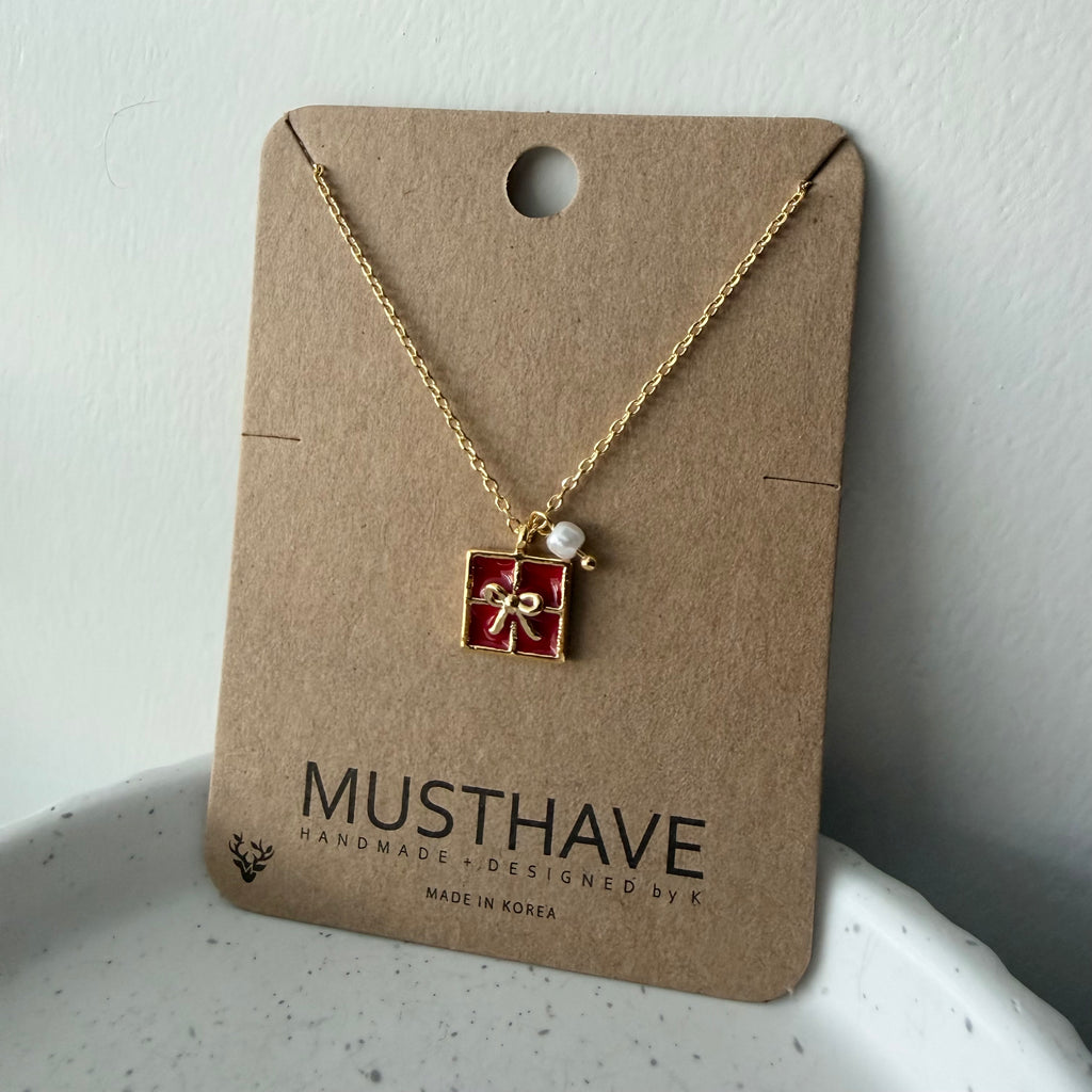 Christmas Present Necklace