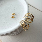 Open Line Hoop Earrings