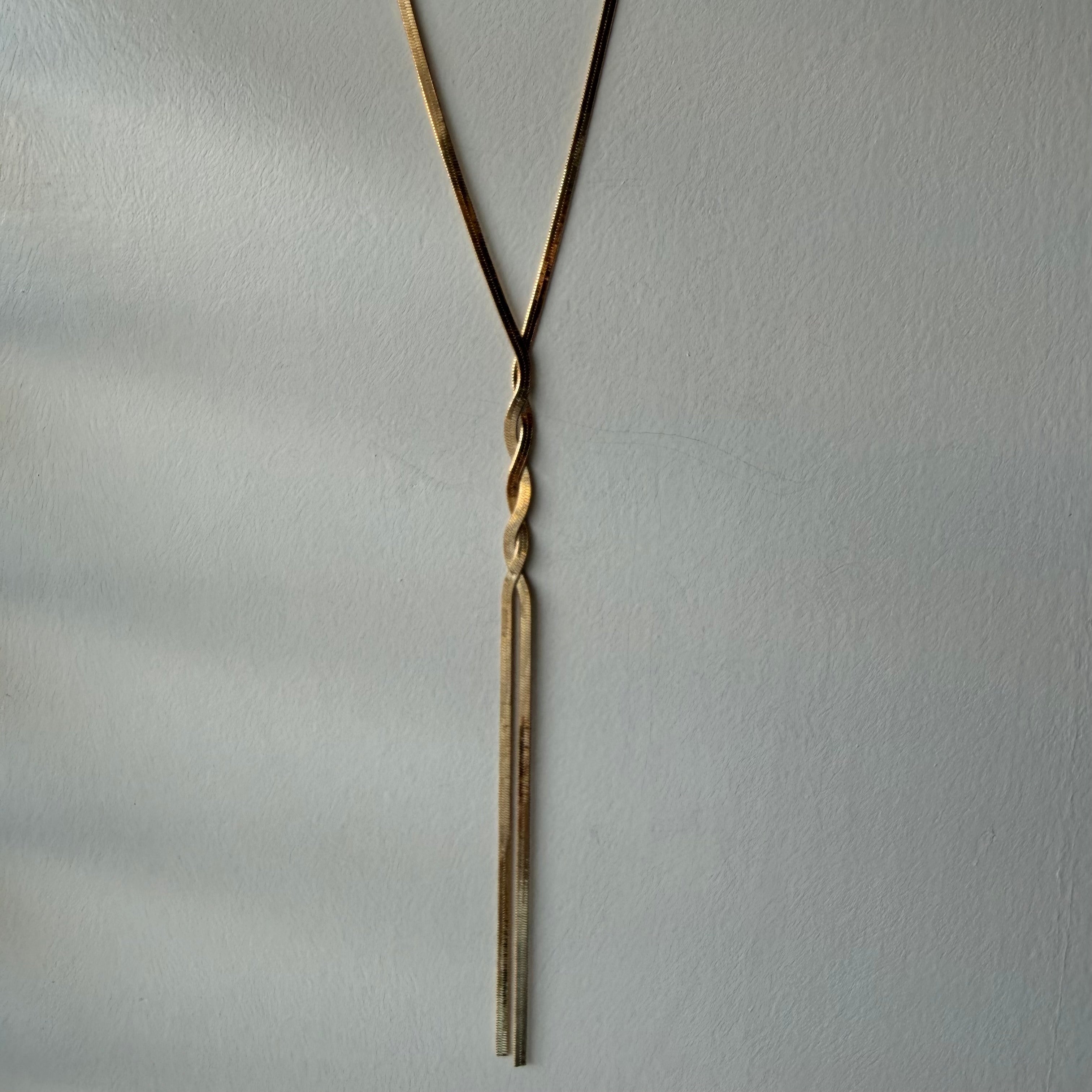 Herringbone Twisted Necklace