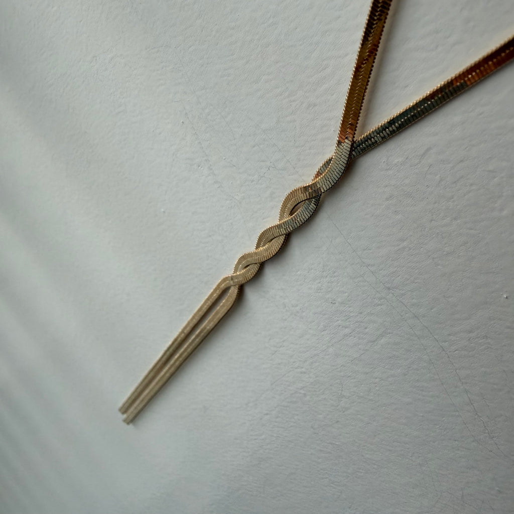 Herringbone Twisted Necklace