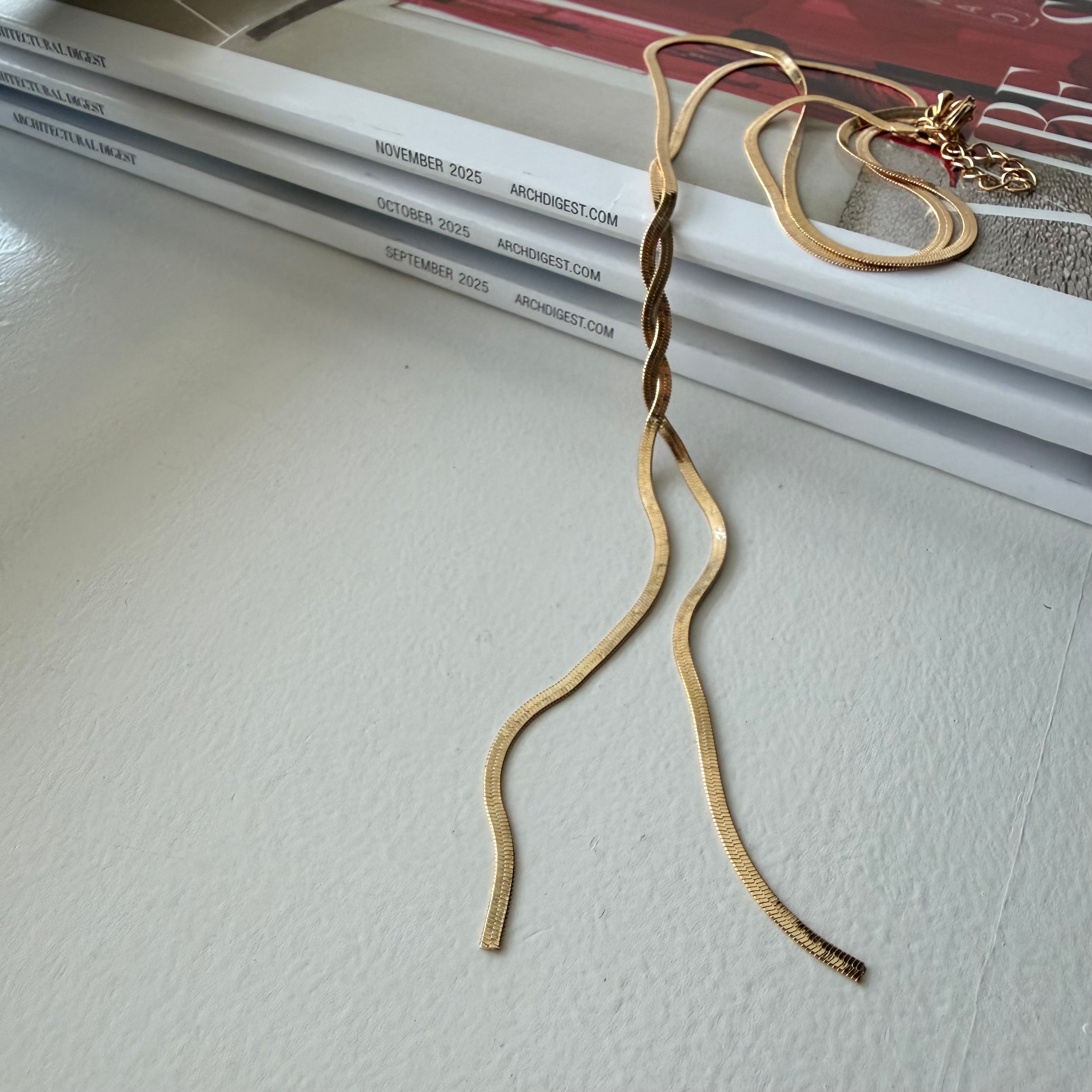 Herringbone Twisted Necklace