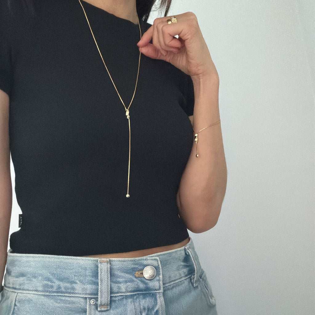 Twisted Drop Bracelet