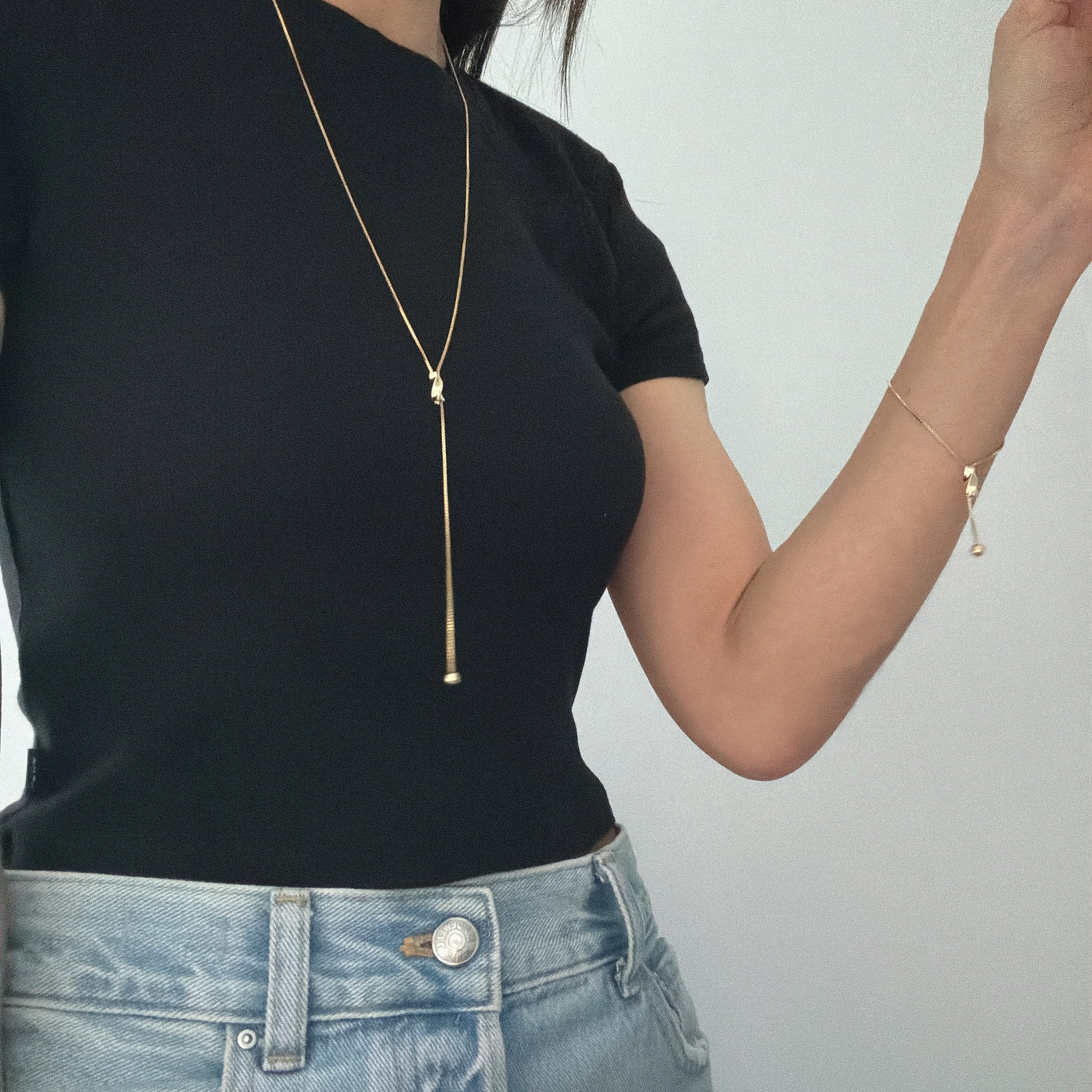 Twisted Drop Bracelet