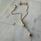 Twisted Drop Bracelet