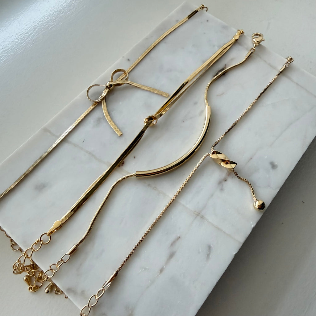 Twisted Drop Bracelet