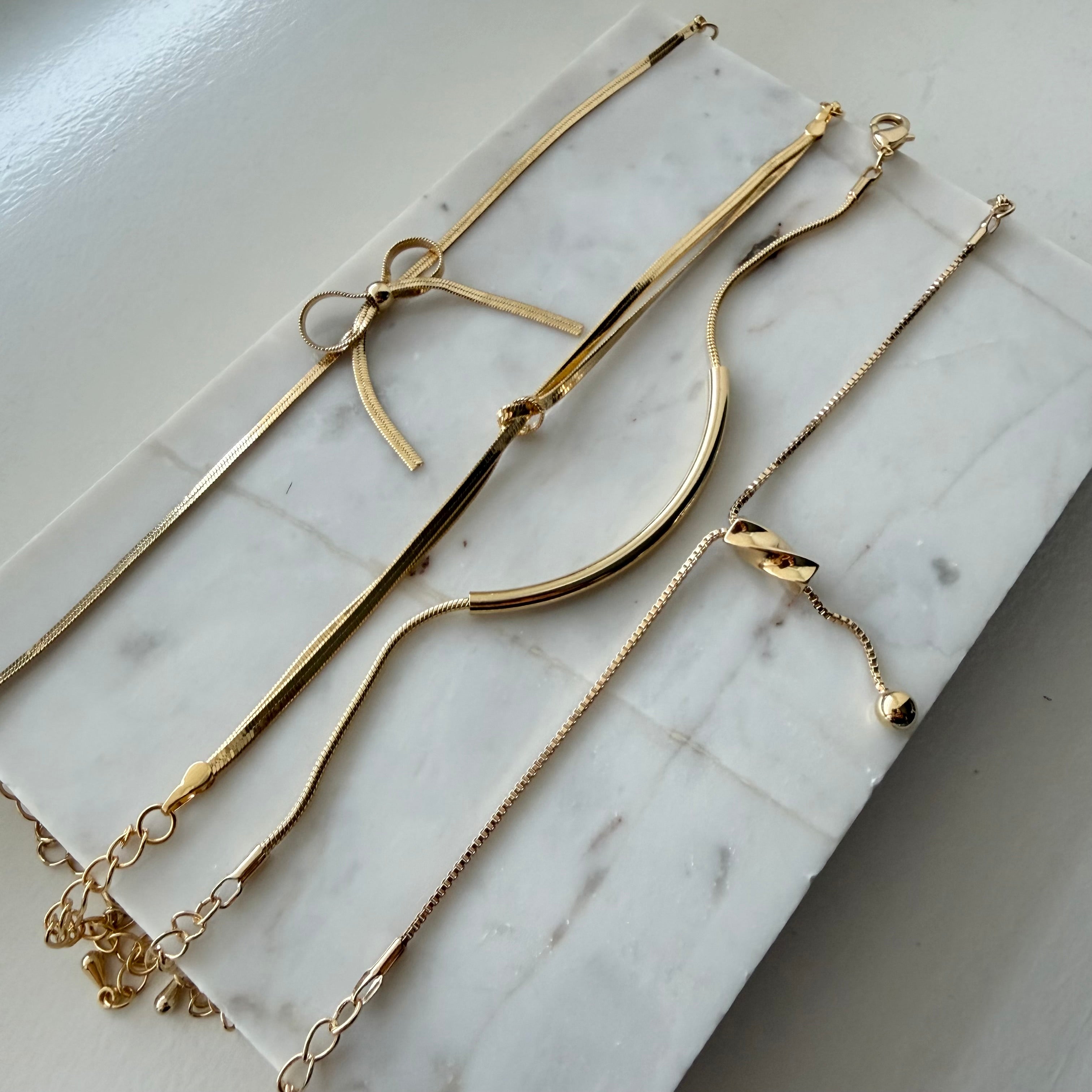 Twisted Drop Bracelet