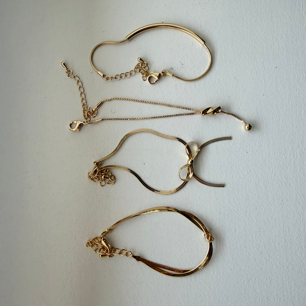 Twisted Drop Bracelet