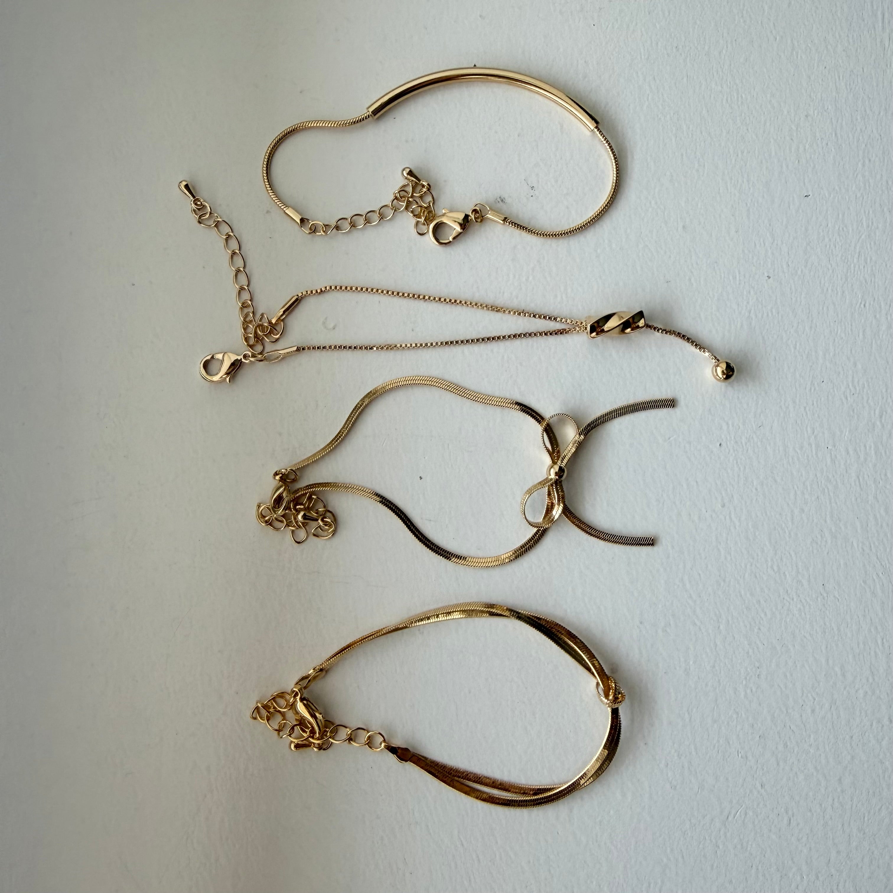 Twisted Drop Bracelet