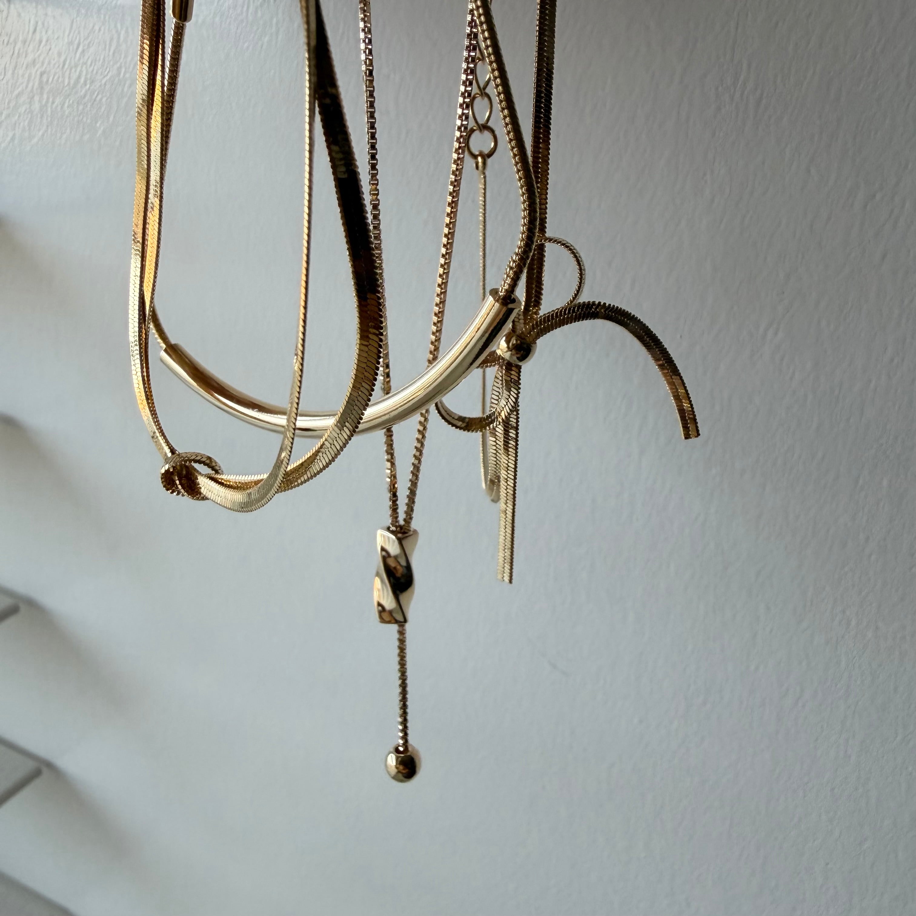 Twisted Drop Bracelet