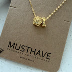 Dog Paw & Bone Necklace