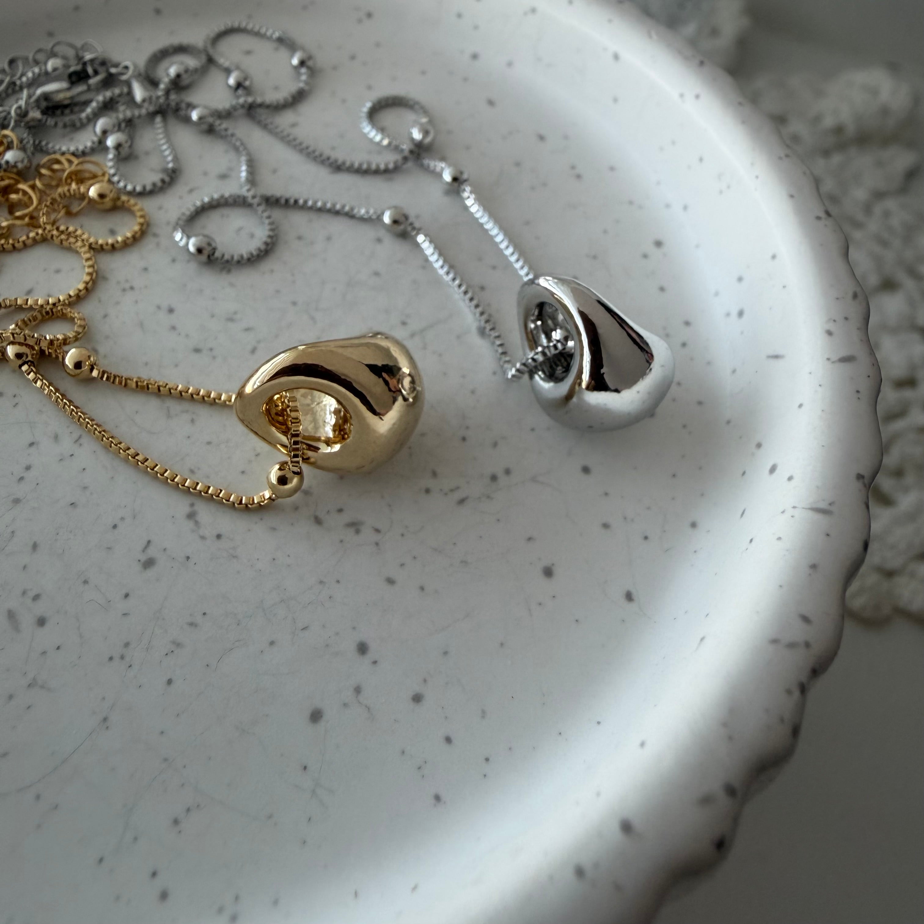 Teardrop Nugget Necklace