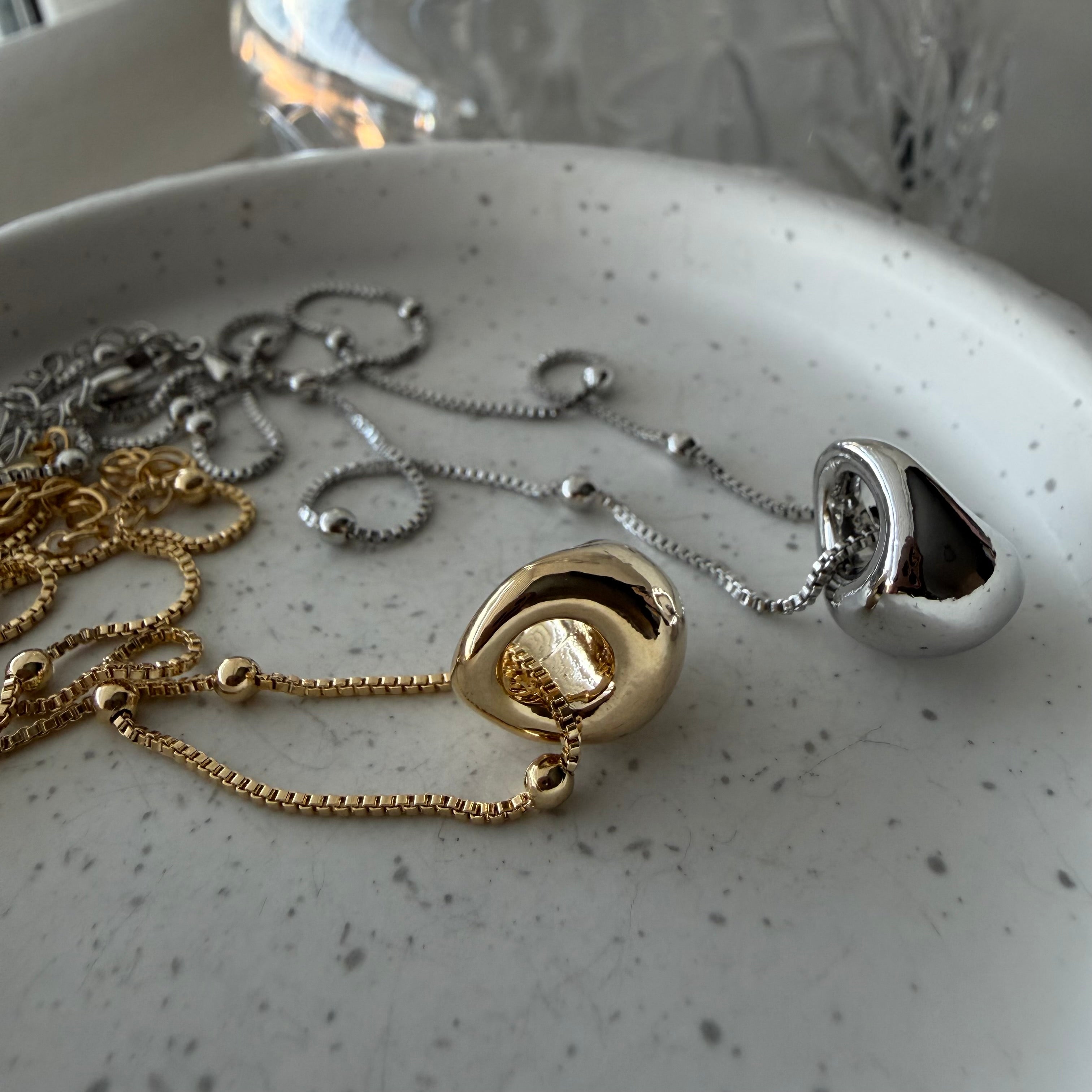 Teardrop Nugget Necklace