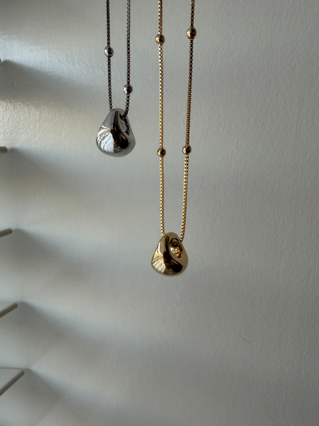 Teardrop Nugget Necklace