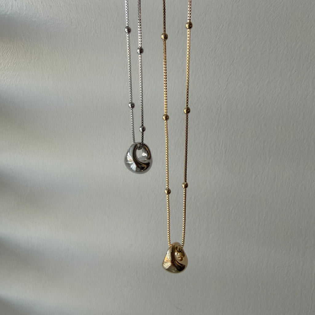 Teardrop Nugget Necklace